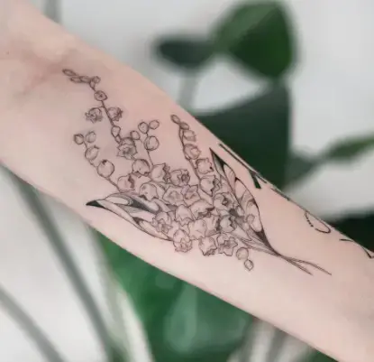 Lily of the Valley Tattoo