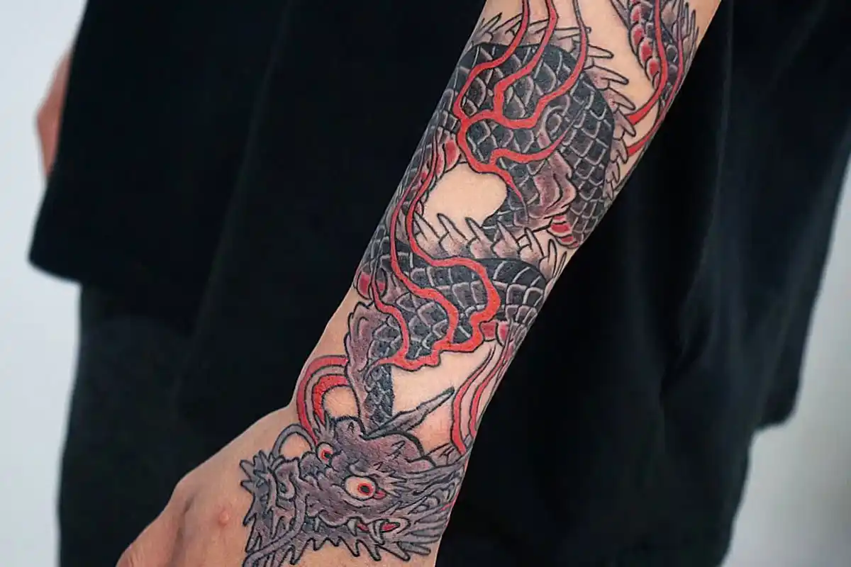 Outer Forearm Tattoo
