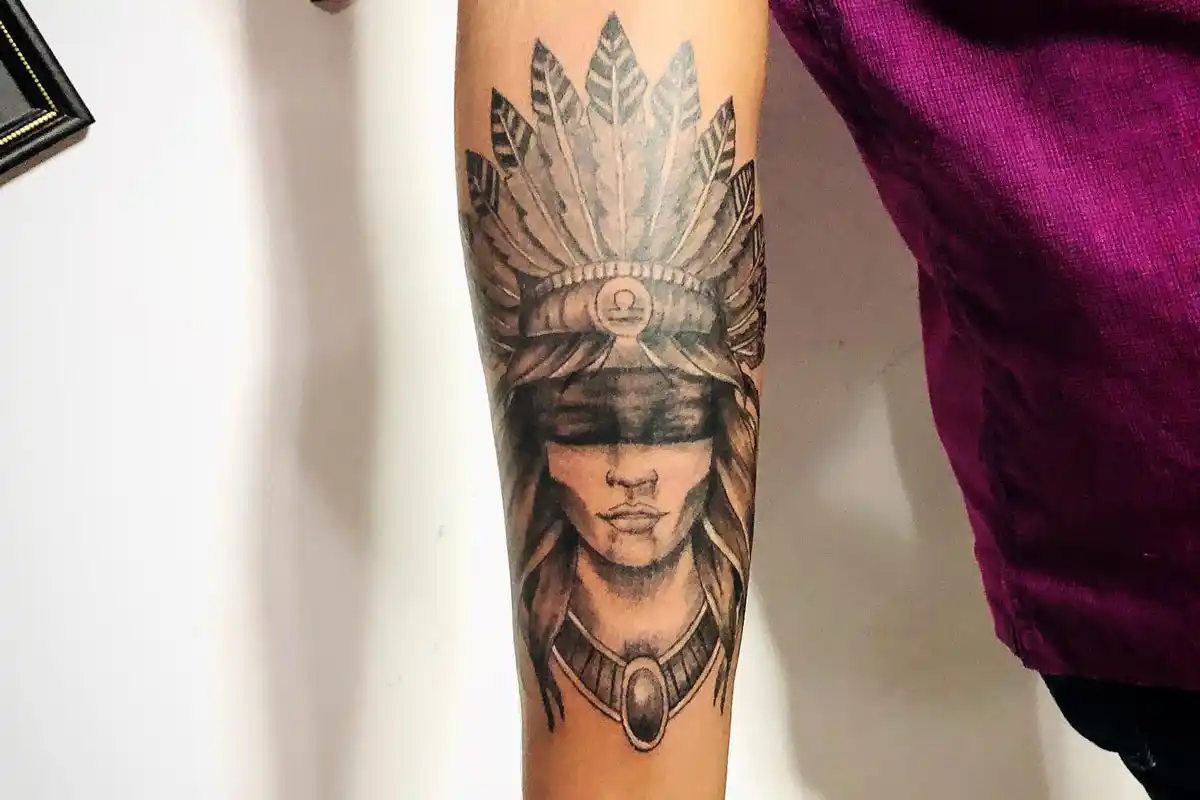 Native American Forearm Tattoo