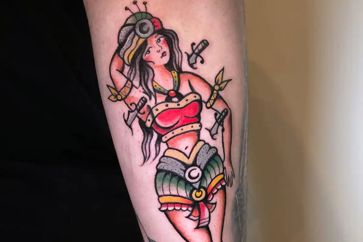 Sailor Jerry Forearm Tattoo